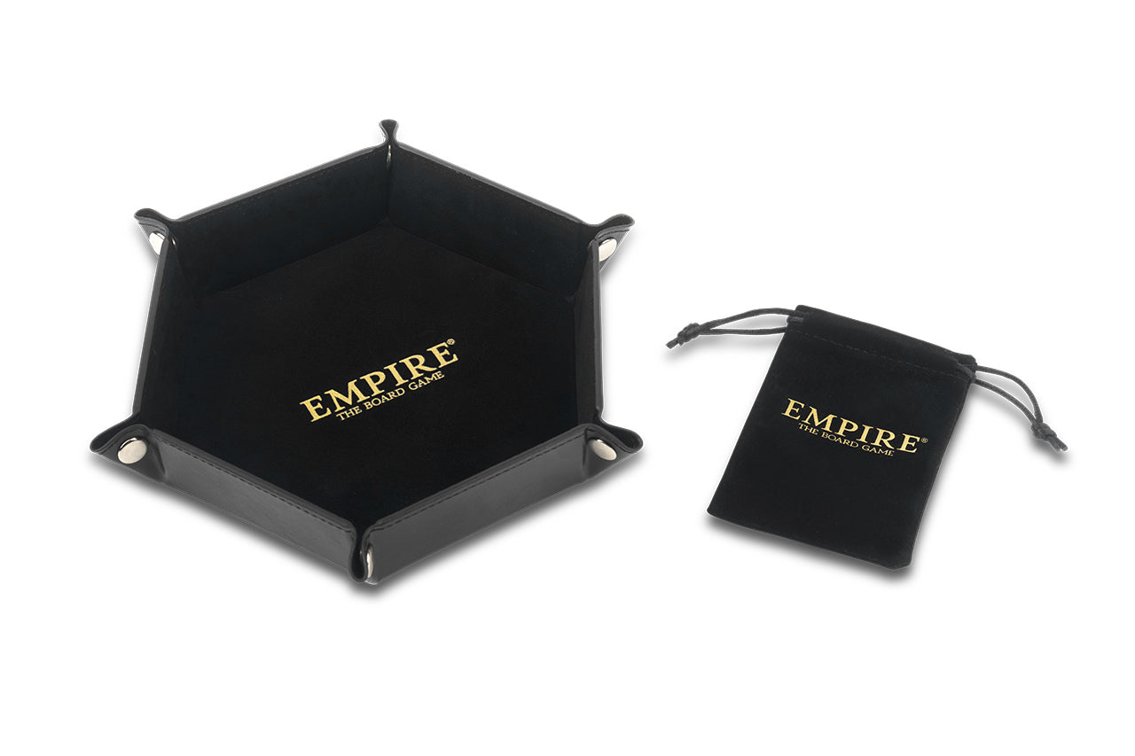 Empire® The Boardgame Dice Tray & Velvet Bag